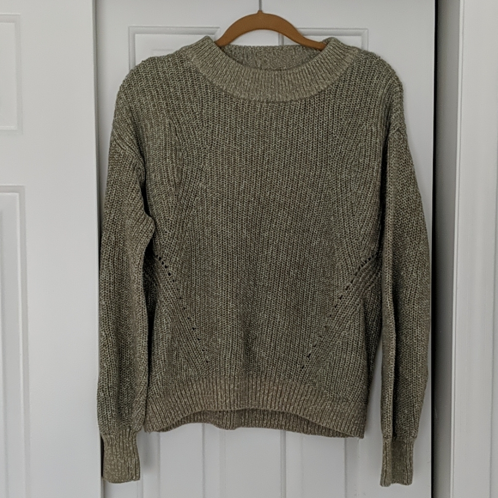 H&M pointelle knit sweater